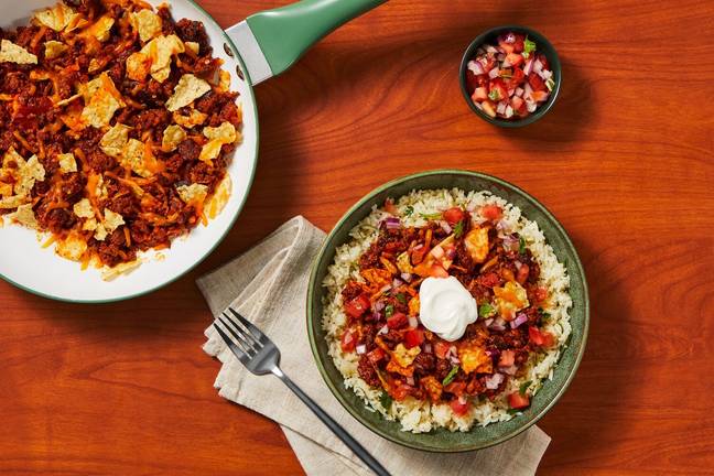 One-Pan Chorizo Crunch Bowls with Buttery Lime Rice