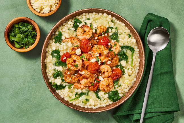 SuperQuick Harissa-Spiced Shrimp Stew