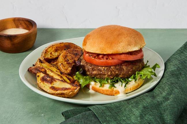 Caesar Turkey Burgers