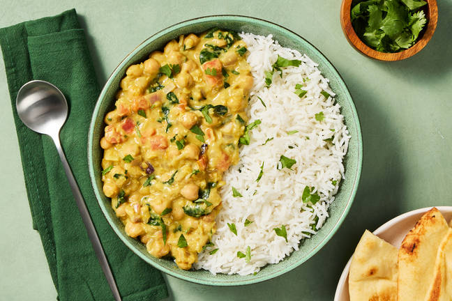 Indian Coconut Chickpea and Lentil Dal