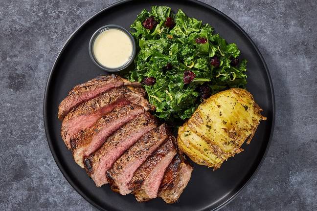 Seared Ribeye Steaks with Creamy Dijon Sauce