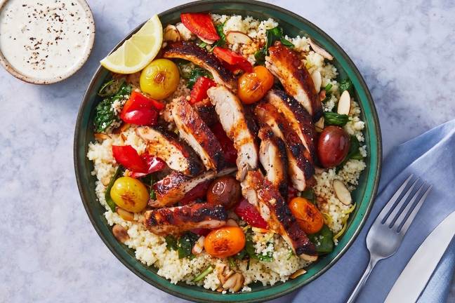 Hauts de cuisse de poulet glacés au miel et au harissa