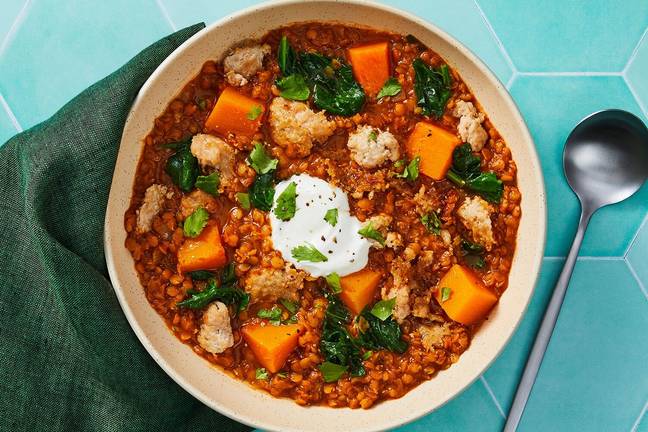 Smart Harissa-Spiced Chicken Lentil Stew