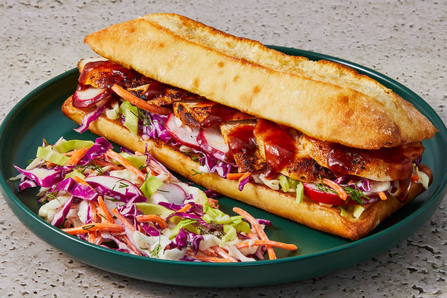 BBQ-Sauced Chicken Sandwiches