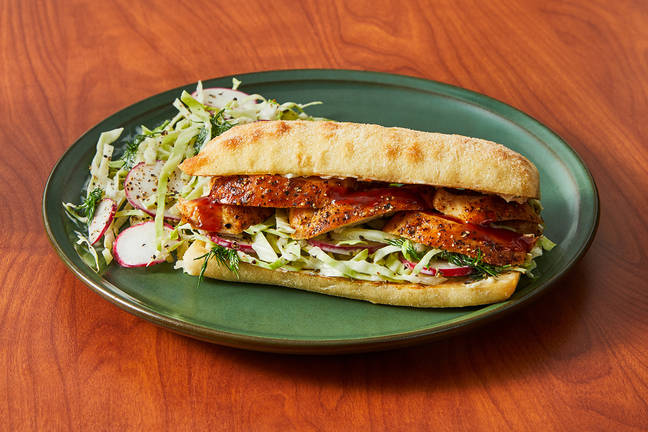 Sandwichs de poulet à la sauce BBQ