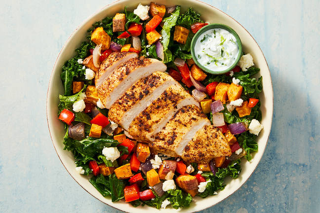 Mexican Chicken and Kale Bowls