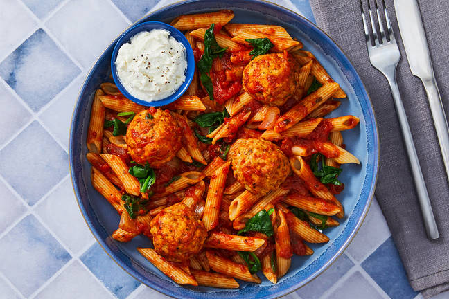 Italian-Style Chicken and Ricotta Meatballs