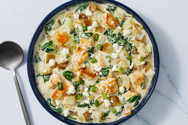 One-Pot Creamy Dill-Garlic Chicken Stew