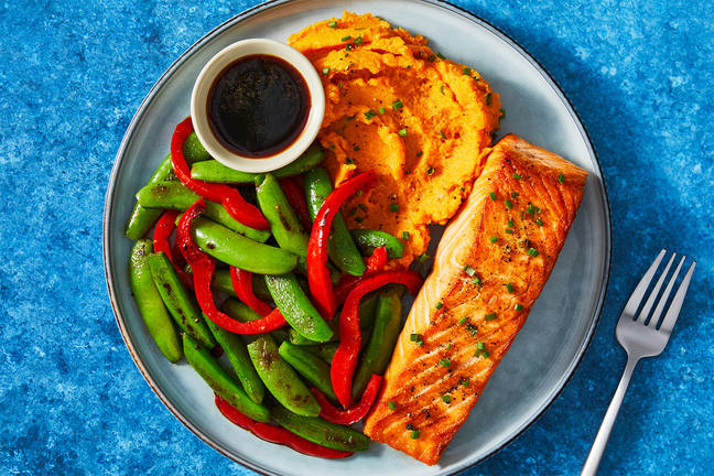 Soy-Maple Glazed Salmon