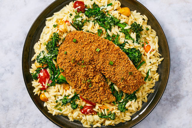 Crispy Breadcrumb-Topped Tilapia