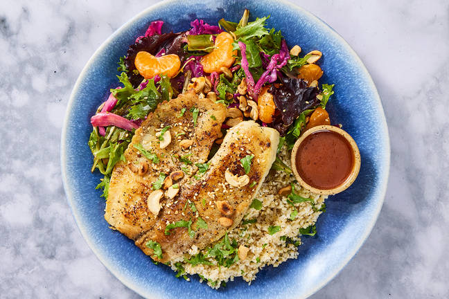 Choix du nutritionniste : Tilapia au sésame à l'asiatique et salade de clémentines