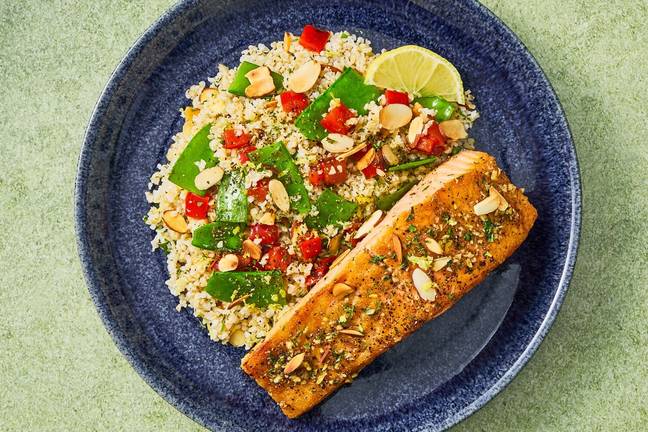 Honey-and-Herb-Glazed Salmon Bowls
