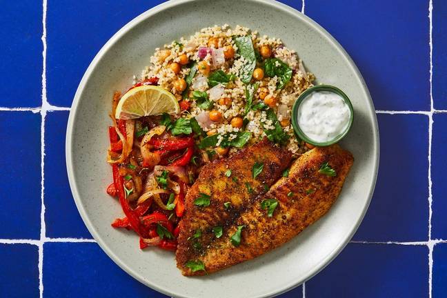 Tilapia aux épices moyen-orientales