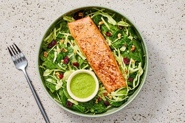 Seared Salmon with Green Goddess Sauce