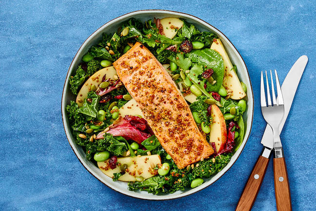 SuperQuick Honey-Mustard Baked Salmon