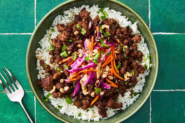 Vietnamese-Style Caramelized Beef Bowls