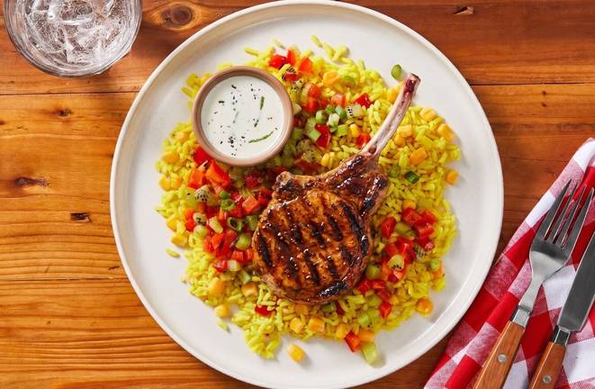 Grilled Jerk Pork Chops