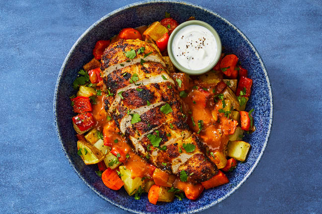 Indian-Spiced Chicken with Tikka Sauce