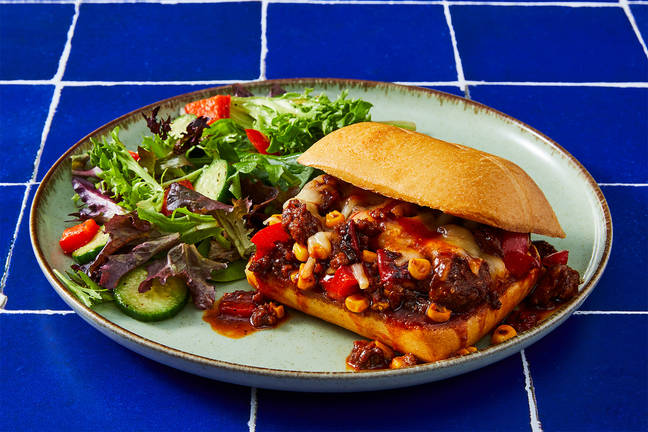 SuperQuick and Messy Chorizo 'n' Cheese Sloppy Joes
