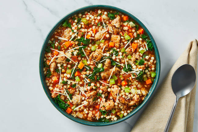 One-Pot Italian Sausage and Kale Stew