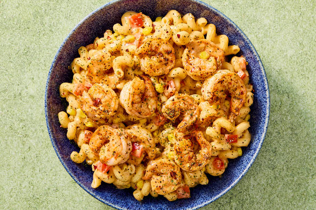 Cavatappis aux crevettes