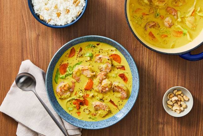 Indonesian-Style Coconut Shrimp Curry with DIY Curry Paste