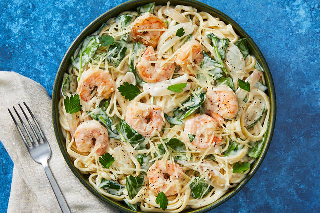 One-Pot Creamy Shrimp Linguine 