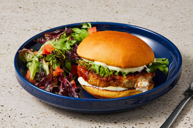 Cheese-Stuffed BBQ Turkey Burgers