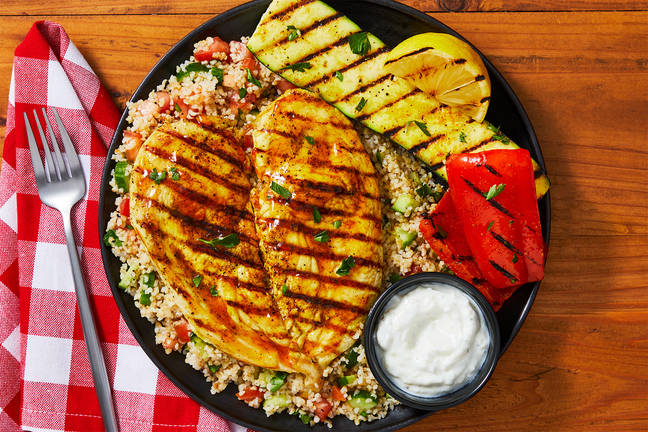 Grilled Apricot-and-Spice Turkey