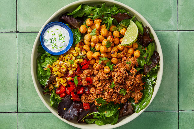 Choix du nutritionniste : Salade à la dinde façon tacos