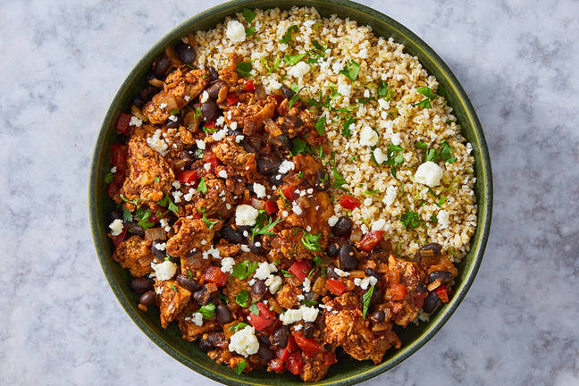 Ground Turkey and Black Bean Tinga Bowls