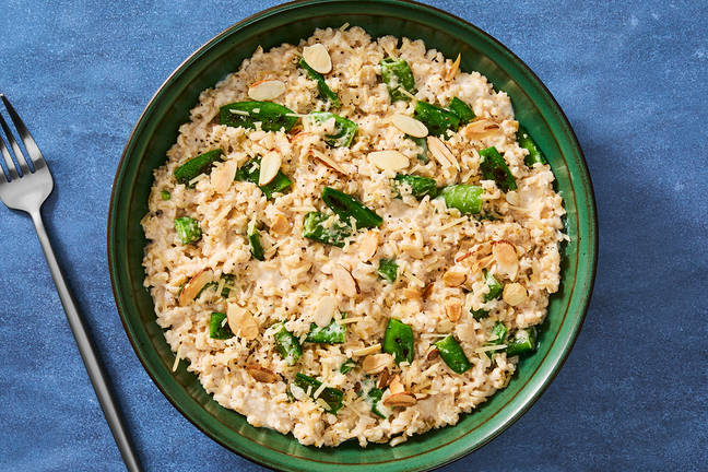 Risotto de riz brun crémeux