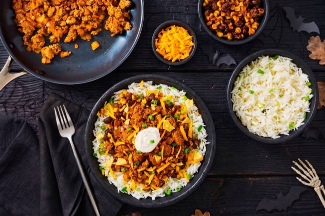 Thriller Tex-Mex Turkey and Rice Crunch Bowls