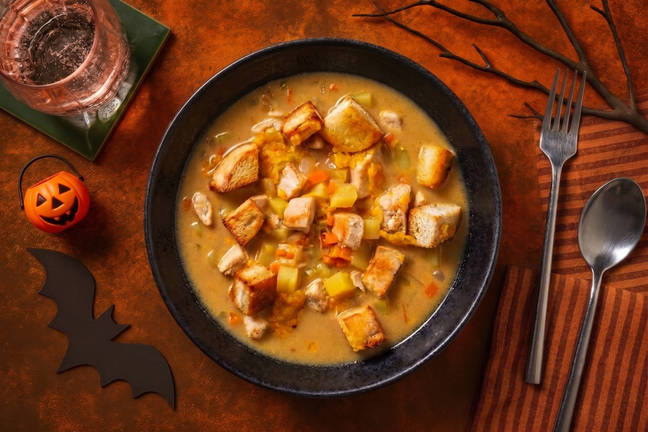 Cauldron-Brewed Cheesy Chicken Chowder