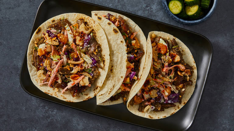 Sweet Soy Duck Confit Tacos