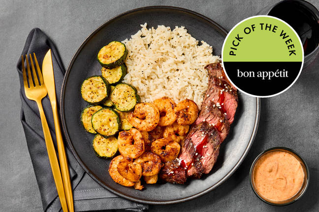 Hibachi Sweet Soy Steak & Shrimp