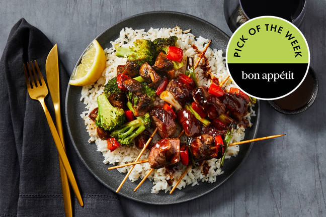 Yakitori-Style Steak Skewers