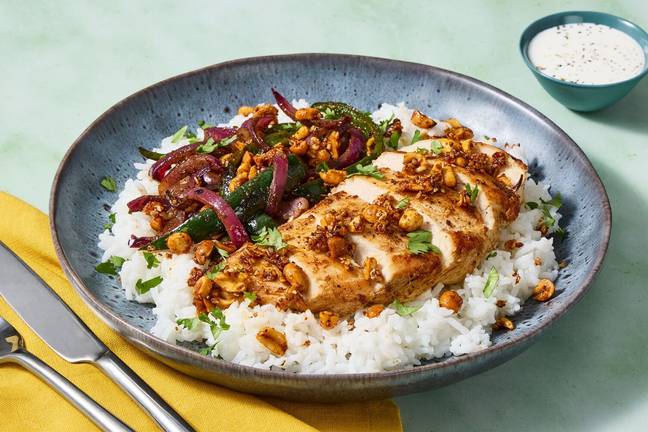 Salsa Macha Chicken & Rice Bowls