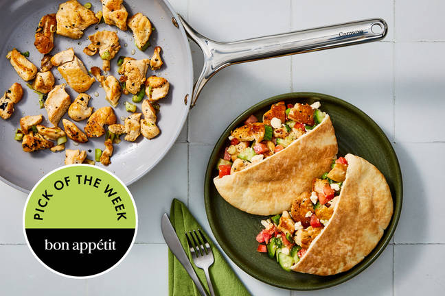 Chicken & Greek Salad Pita Pockets