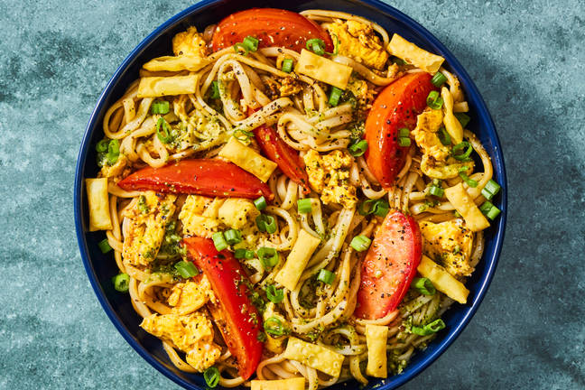 Sweet Soy–Glazed Egg Lo Mein