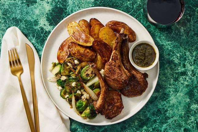 Chimichurri Lamb & Hot Honey Brussels Sprouts