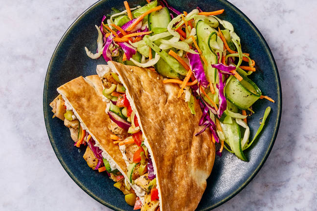 Za’atar Feta & Chicken Pita Pockets
