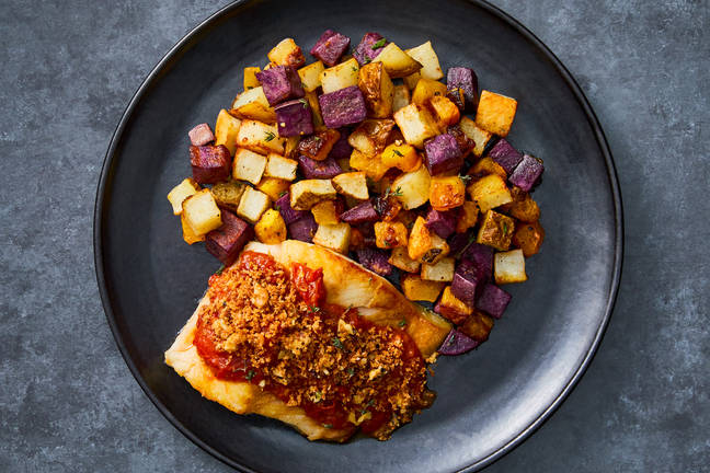 Black Cod & Walnut Breadcrumbs