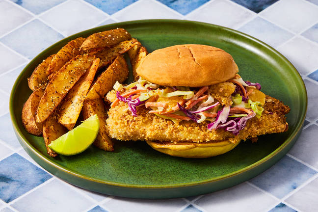 Coconut-Crusted Tilapia Sandwiches