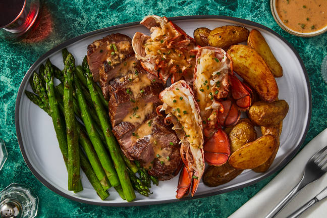 Lobster & Sirloin with Shallot-Sherry Butter