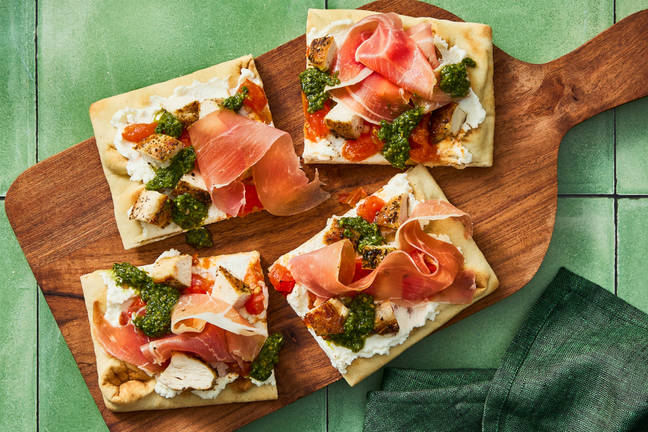 Italian Chicken & Ricotta Flatbreads