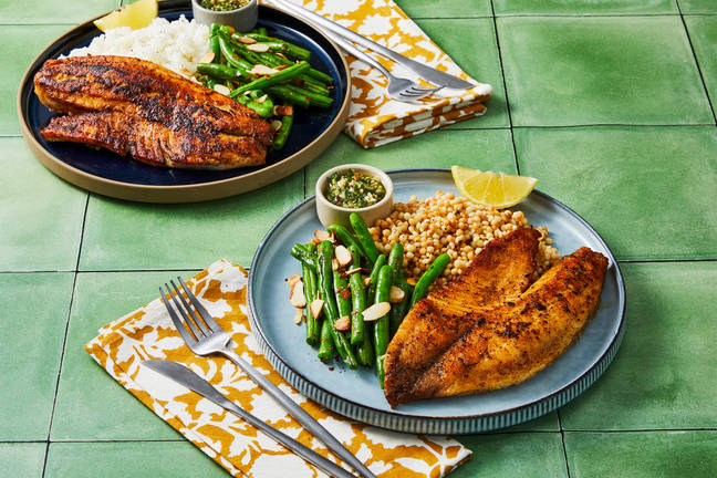 Roasted Tilapia with Almond Gremolata