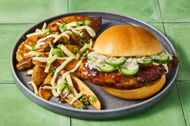 Sweet & Tangy Tempura Chicken Sandos