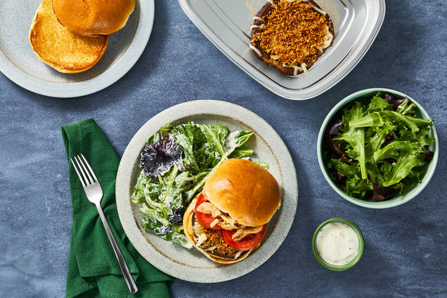 Prep & Bake Golden Mozzarella Portobello Sandwiches