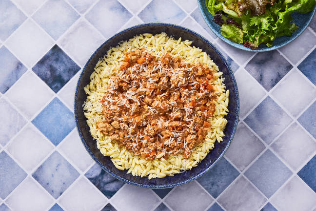 Turkey Bolognese with Orzo